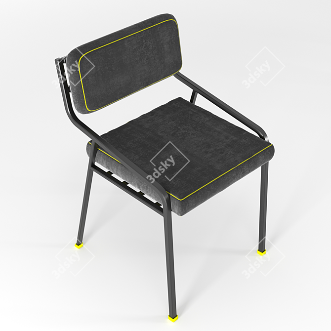 Minimalist Hadi Chair: Sleek & Modern 3D model image 1