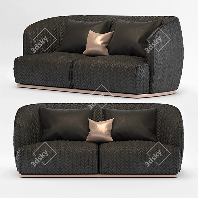 Modern Redondo Sofa: Stylish Comfort for Every Home 3D model image 2