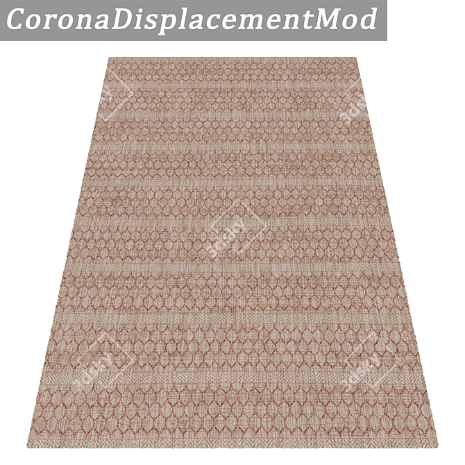 Luxury Carpet Set: High-Quality Textures for 3D Renders 3D model image 4