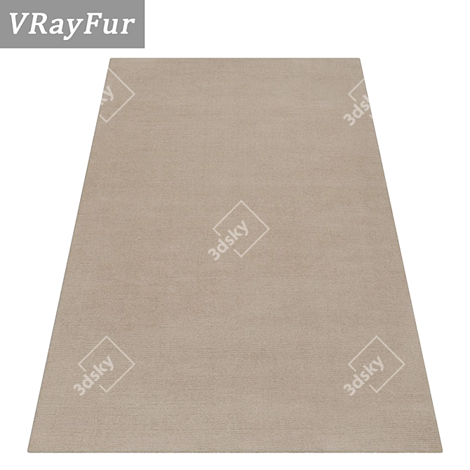 Versatile High-Quality Carpets Set 3D model image 2