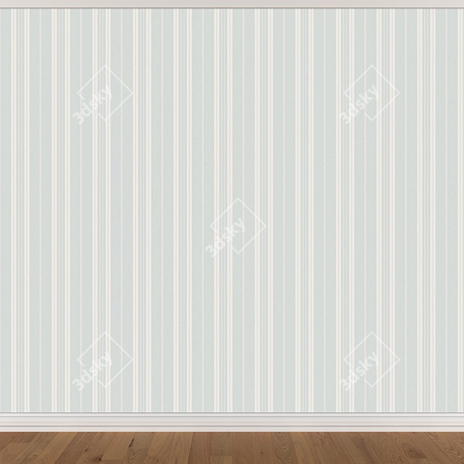 Seamless Wallpaper Set - 3 Colors 3D model image 4