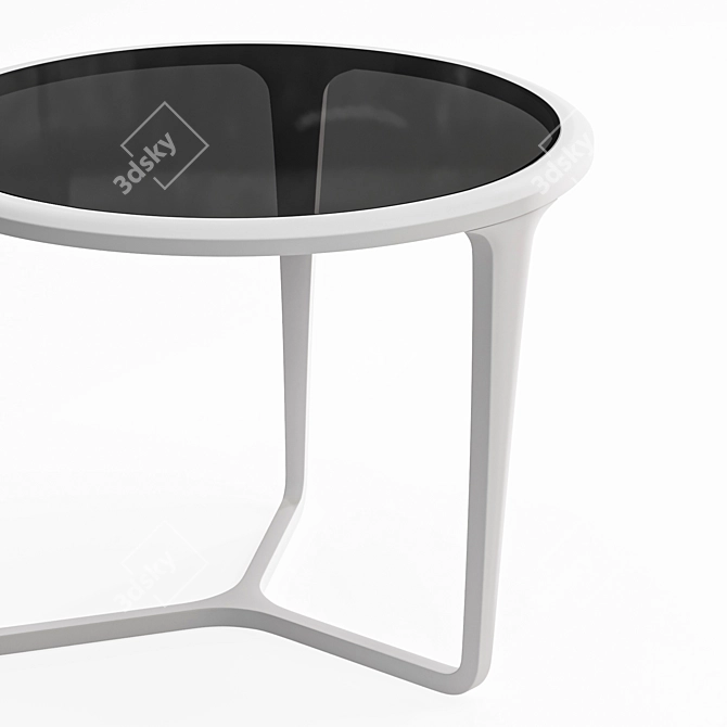 Round Color Om Dining Table 3D model image 2