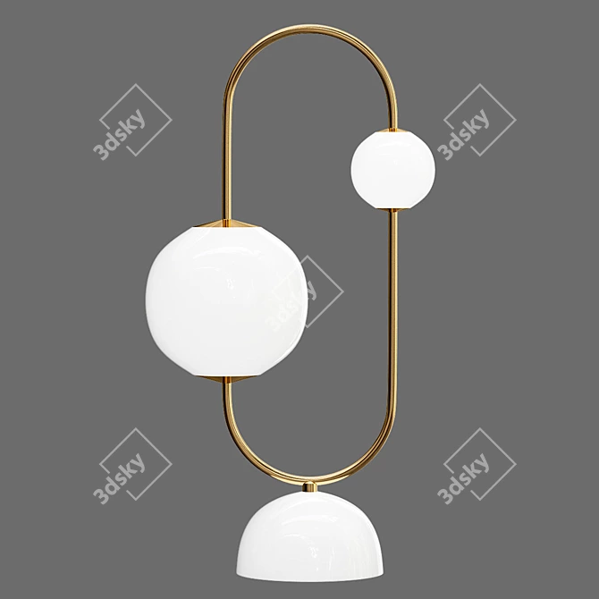 Corda Balance Modern Table Lamp 3D model image 2