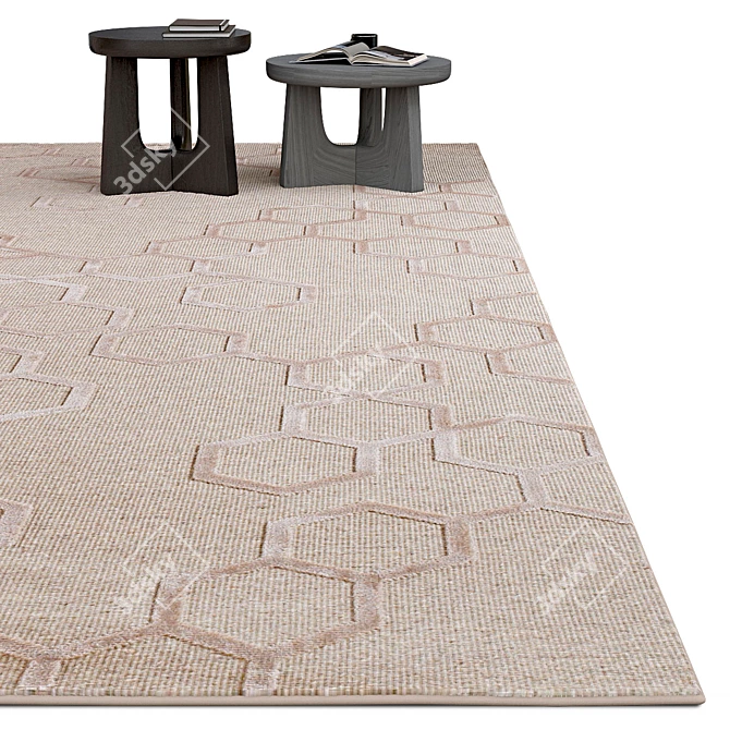 Elegant Archive Carpet 3D model image 2