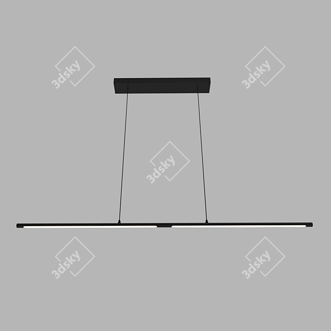 Modern Minimalist Hanging Light 3D model image 1