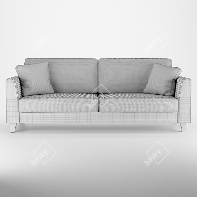 Russian-made DOS Straight Sofa 3D model image 2