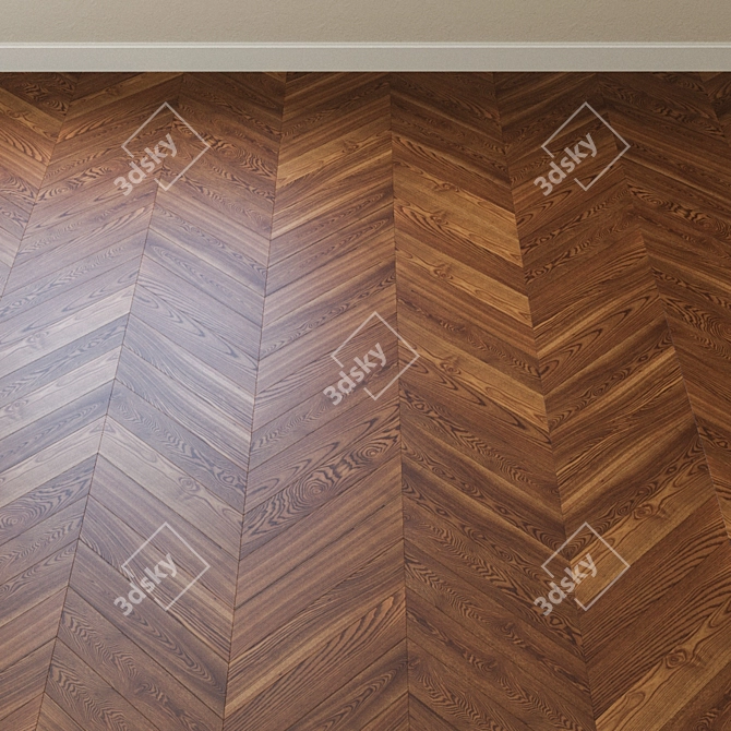 Tiger Eye Oak Parquet 3D model image 3