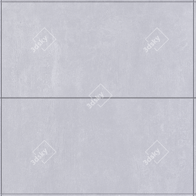 Praga Gray Concrete Wall Tiles - Modern and Striking 3D model image 2