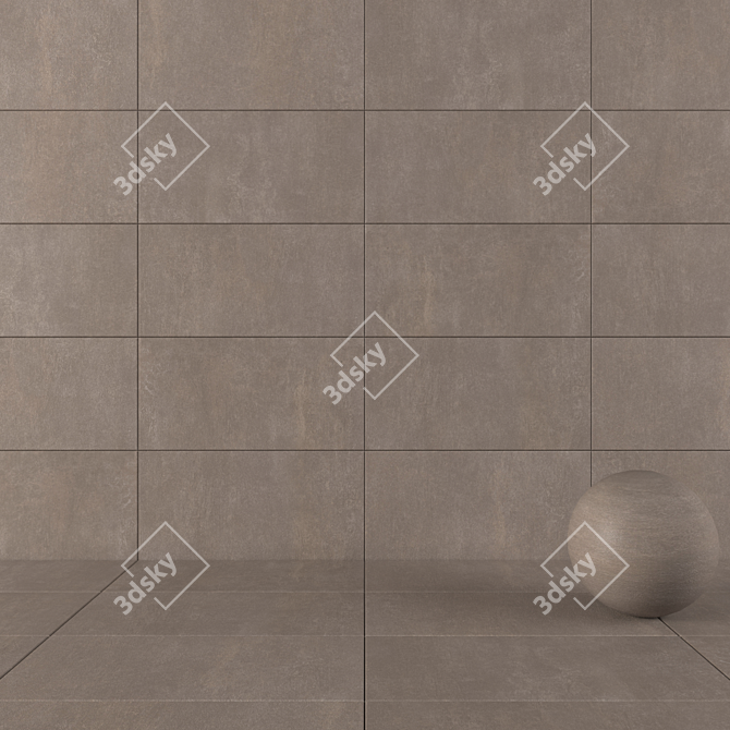 Praga Vizon Concrete Wall Tiles 3D model image 1