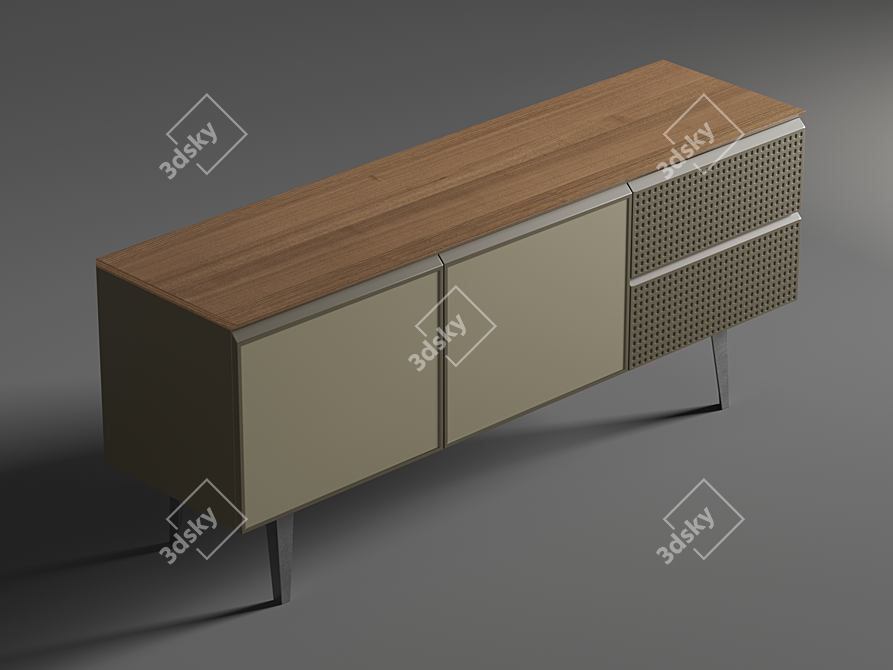 Moroso Voltaire: Elegant Italian Sideboard 3D model image 3