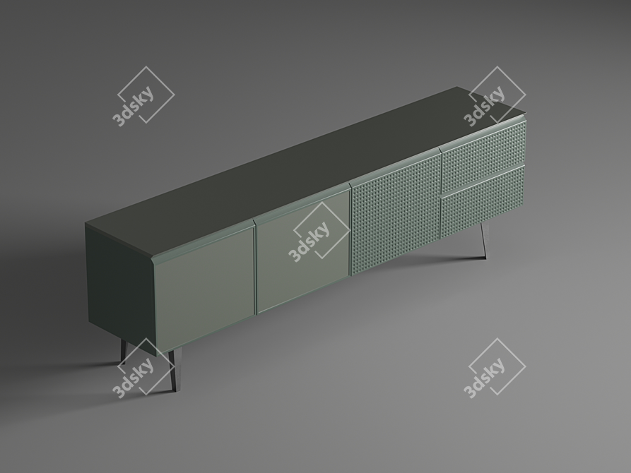 Moroso Voltaire: Elegant Italian Sideboard 3D model image 4