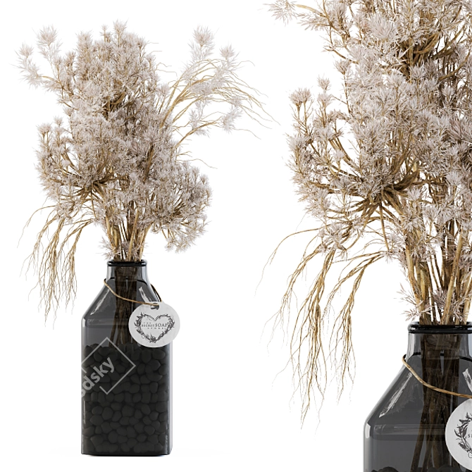 Everlasting Charm: Dry Plants 09 3D model image 1