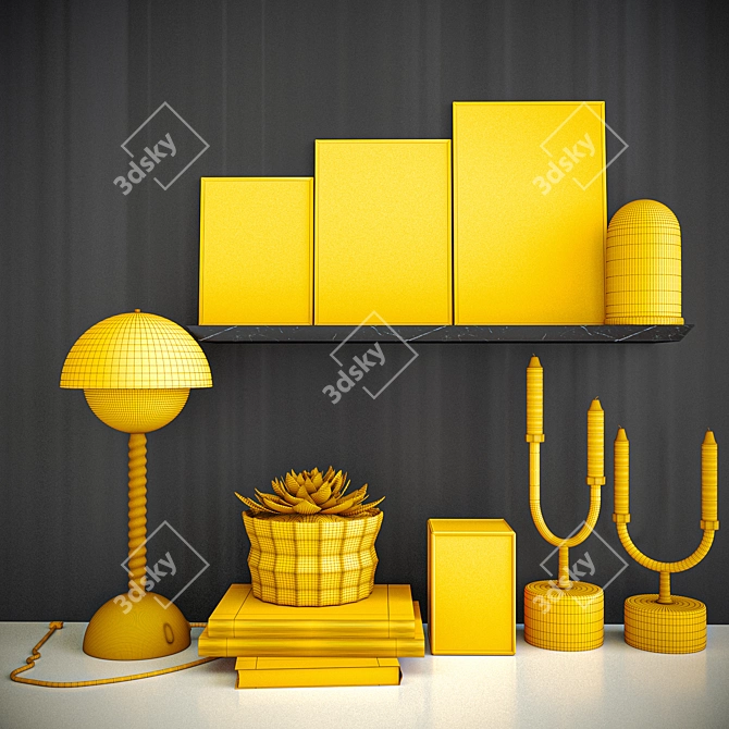 Deluxe Decor Set: 07 3D model image 1