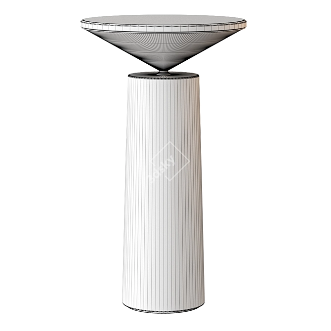 Grok Cocktail Table Lamp: Contemporary Elegance in 3 Colors 3D model image 2
