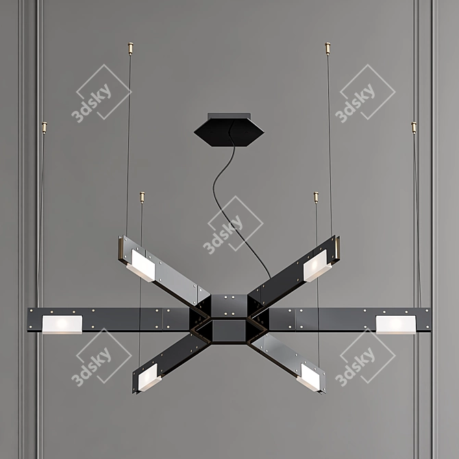 Intueri Light CUBI_6 Pendant Lamp 3D model image 1