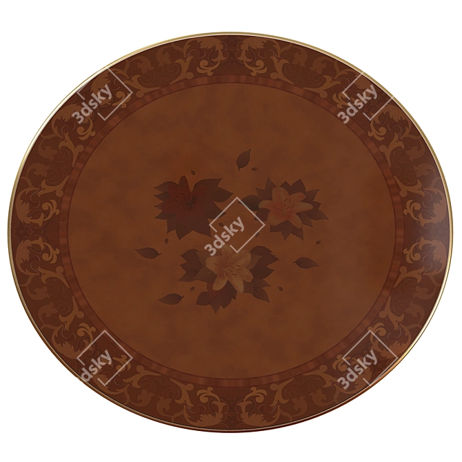 Rampoldi Grand Sancy Round Table 3D model image 3