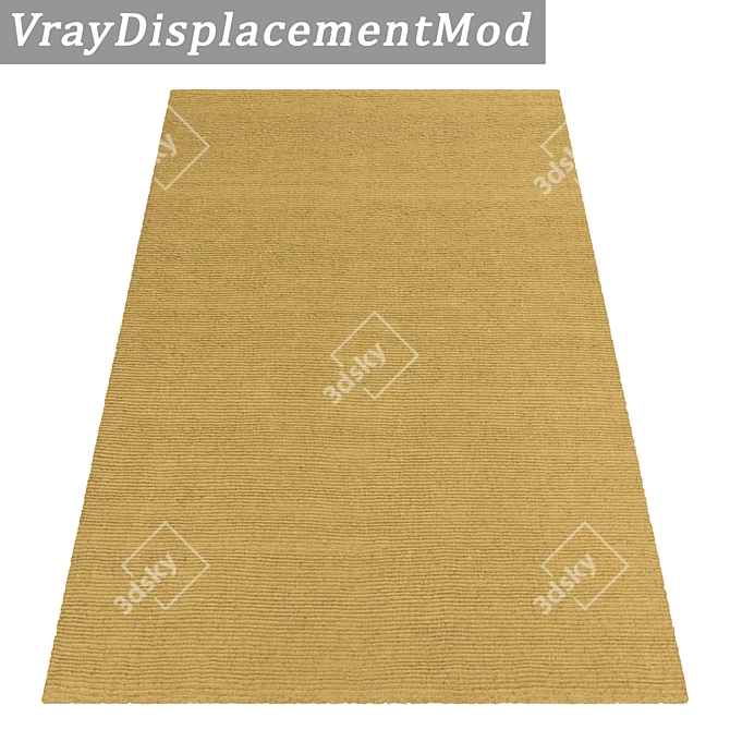 Luxury Carpet Set: 3 Premium Textured Designs 3D model image 3
