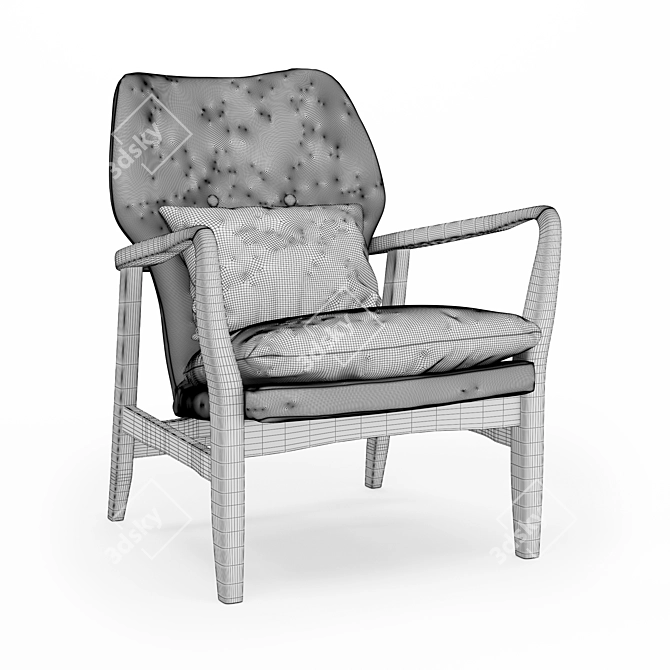 Elegant and Comfortable Atreya Chair 3D model image 4