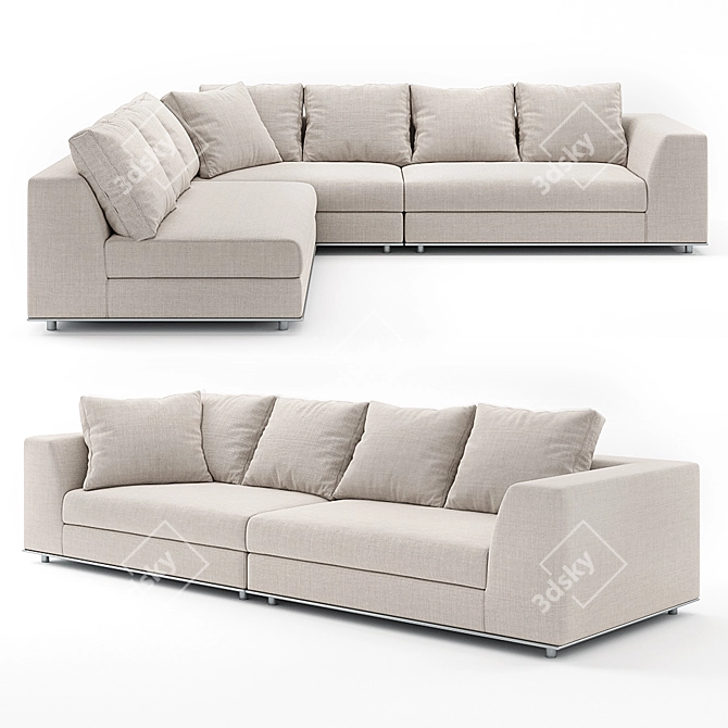 Iconic Eichholtz Richard Gere Sofa
Timeless Eichholtz Marlon Brando Sofa 3D model image 4