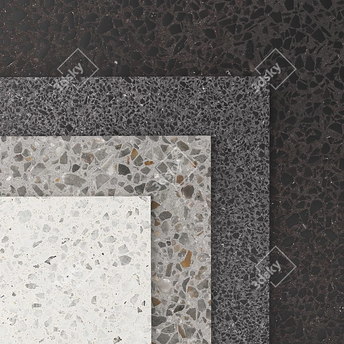 Terrazzo PANDOMO 2: High-Quality Material & Textures 3D model image 1