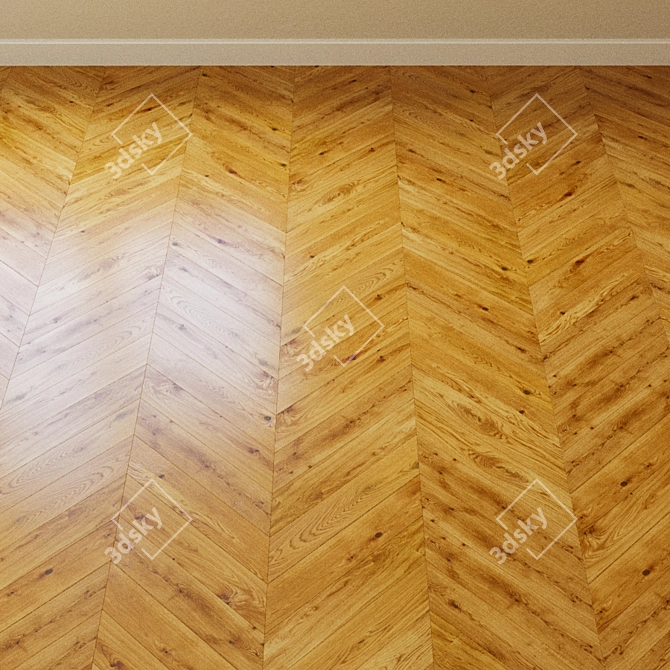 Inspire Vienna: Natural Oak Parquet 3D model image 3