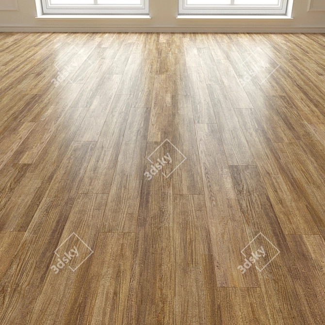 Samba Ash Brandy Laminate Parquet 3D model image 3