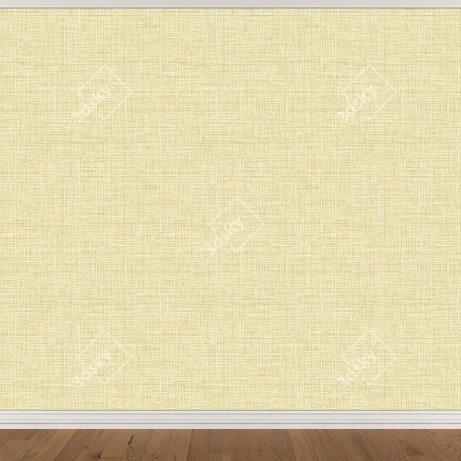 Seamless Wallpaper Set - 3 Colors 3D model image 2