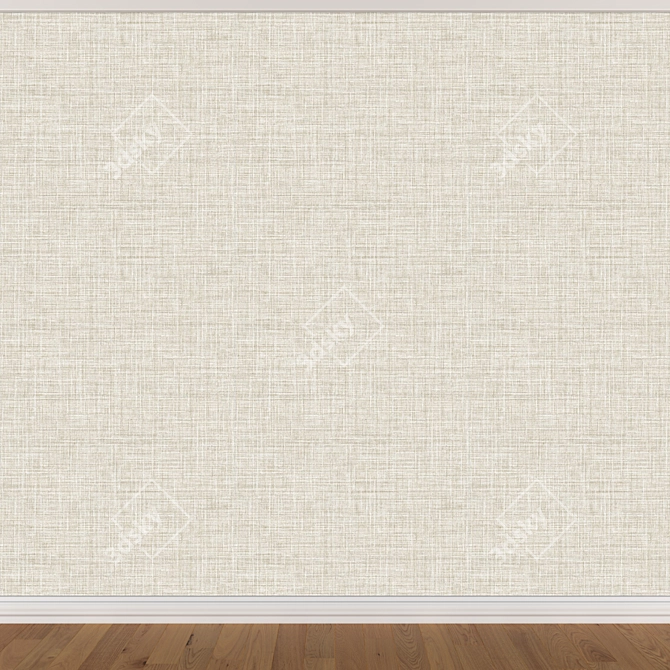 Seamless Wallpaper Set - 3 Colors 3D model image 4