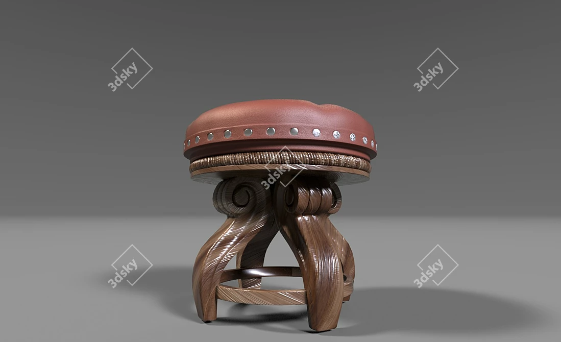 Elegant Upholstered Furniture 3D model image 1