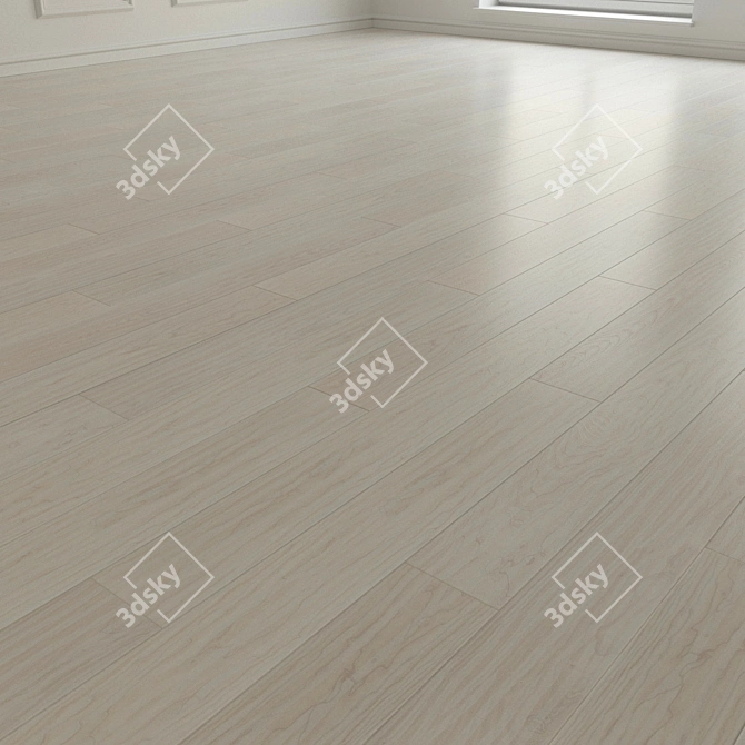 Vintage Andalucia Laminate Flooring 3D model image 2