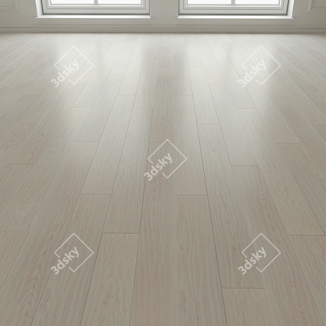 Vintage Andalucia Laminate Flooring 3D model image 3