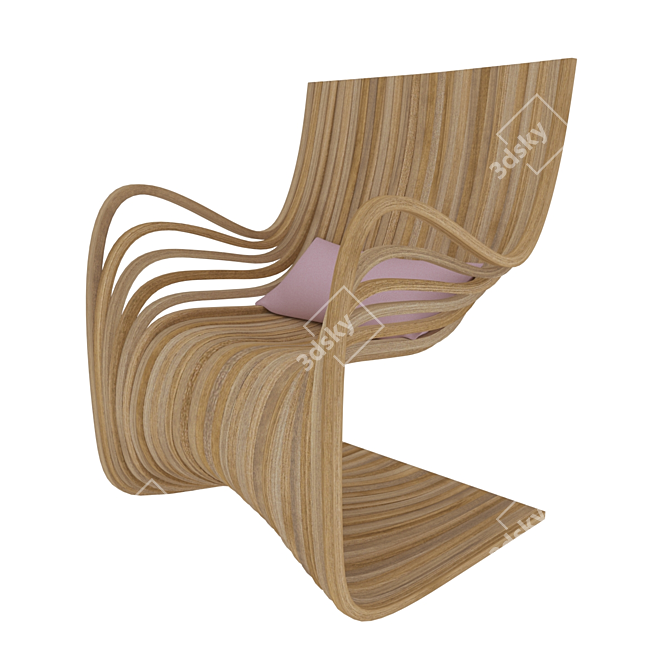 Title: Piegatto PIPO Chair 3D model image 1