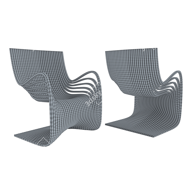 Title: Piegatto PIPO Chair 3D model image 4