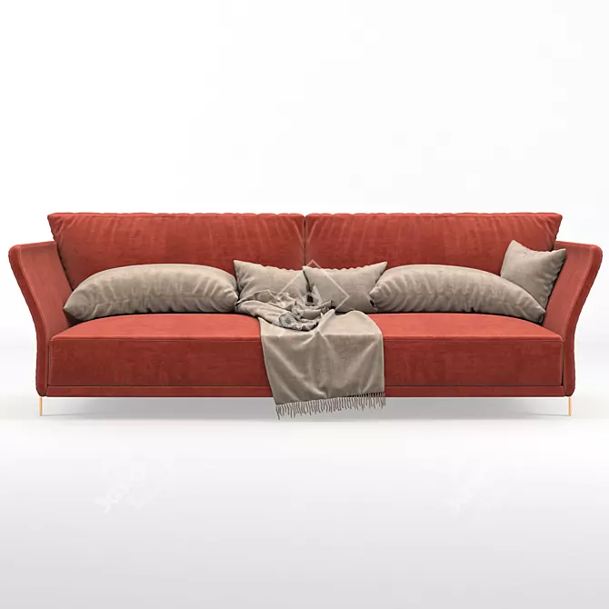 Elegant Cosmo Sofa: Contemporary Comfort 3D model image 3