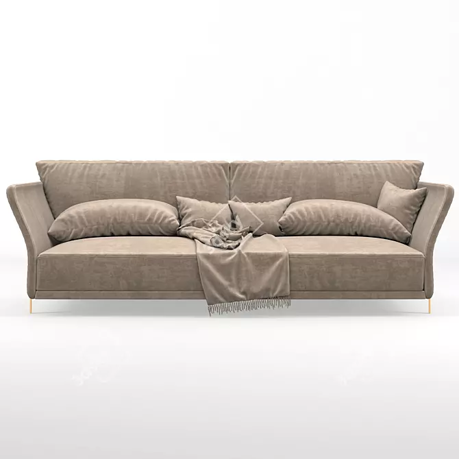 Elegant Cosmo Sofa: Contemporary Comfort 3D model image 4