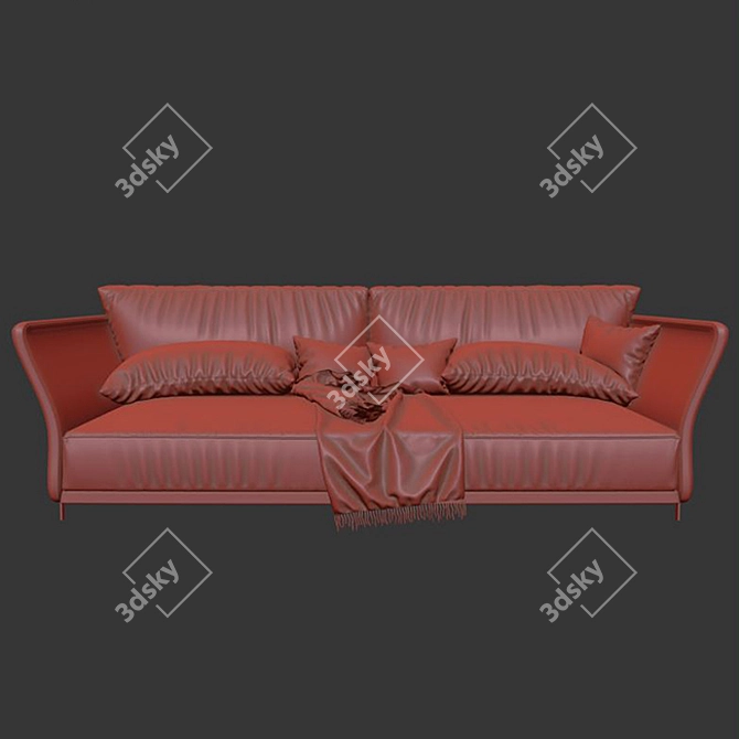 Elegant Cosmo Sofa: Contemporary Comfort 3D model image 5