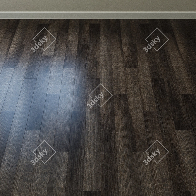 Rustic Oak Quartz-Vinyl Tile 3D model image 2