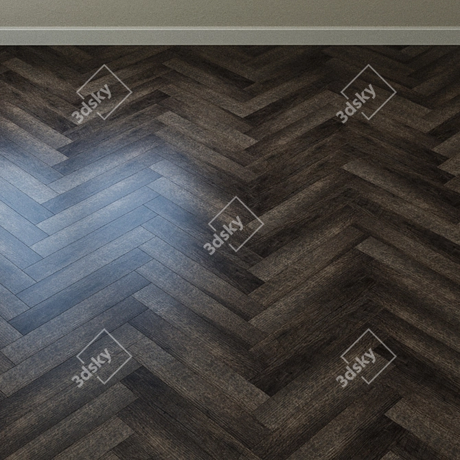 Rustic Oak Quartz-Vinyl Tile 3D model image 4