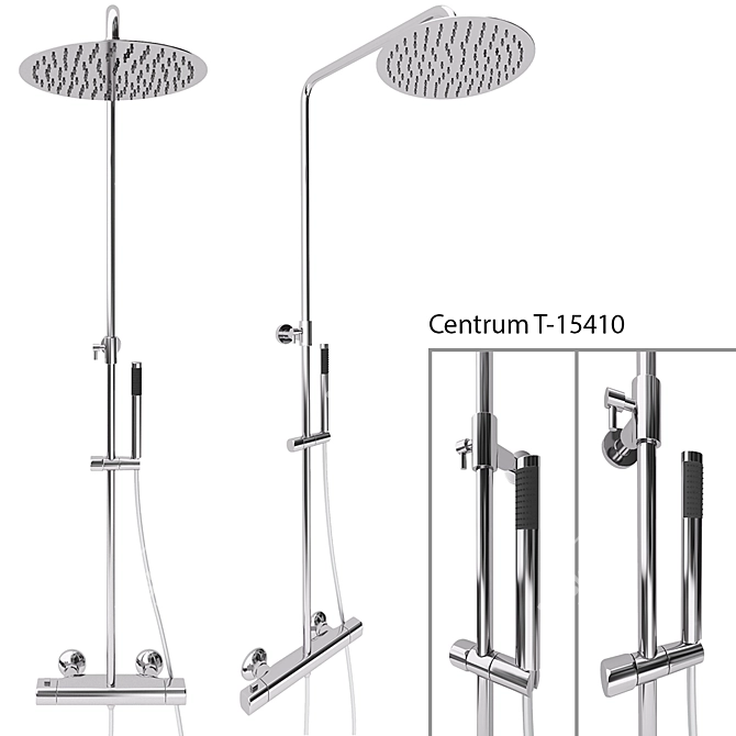 Imprese Centrum T-15410 Shower System 3D model image 1