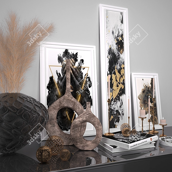 Elegant Decor Set - Vray & Corona 3D model image 10