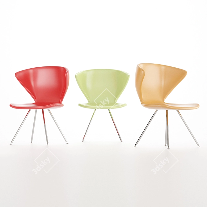 Sleek Design. Comfortable Concept Chair. 3D model image 1