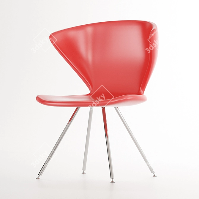 Sleek Design. Comfortable Concept Chair. 3D model image 2