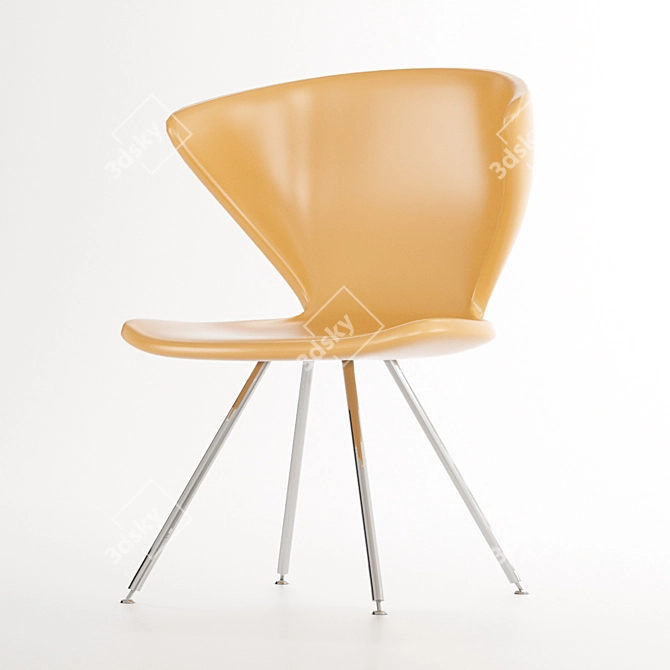 Sleek Design. Comfortable Concept Chair. 3D model image 4