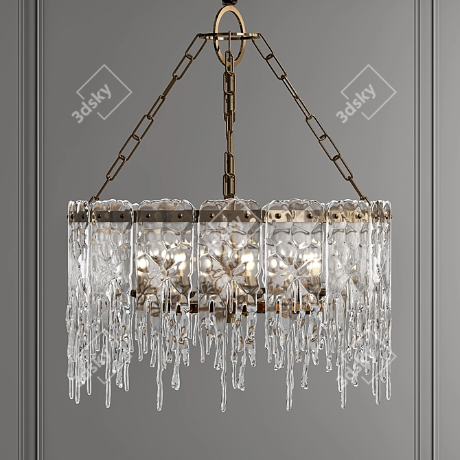 Frostbite Chandelier 3D model image 1