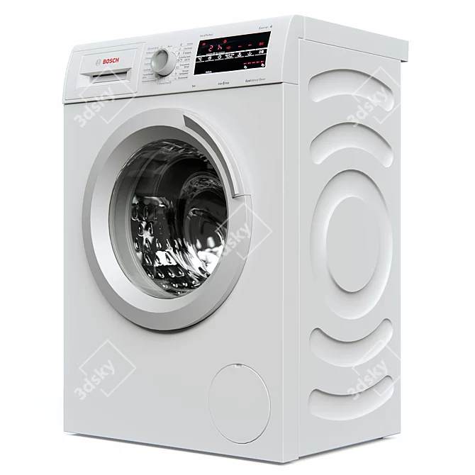 Bosch Serie 6: Slimline Washer (7kg, 1200 RPM) 3D model image 1