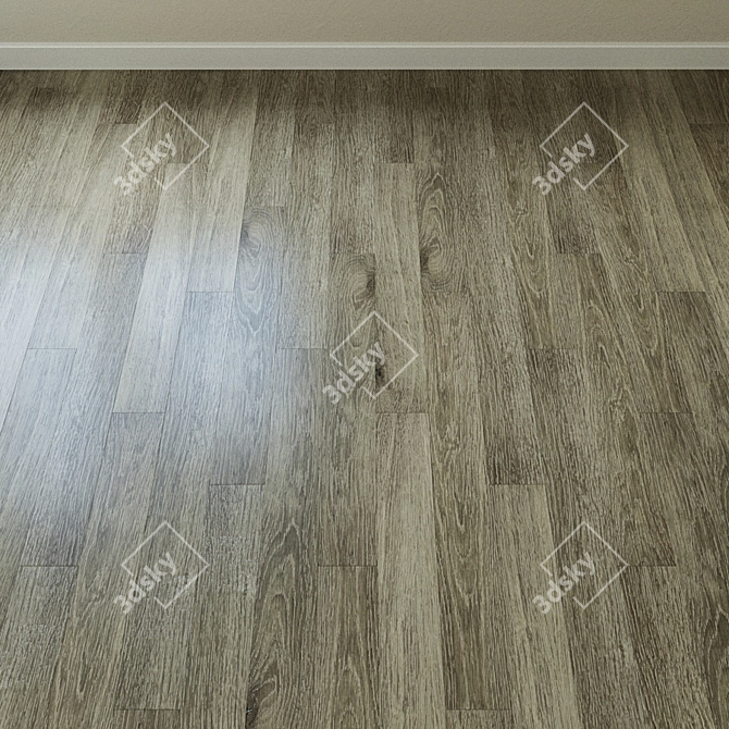 Smoky Oak Quartz-Vinyl Floor Tile 3D model image 2