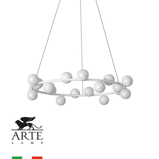 Modern LED Pendant Light: Arte Lamp Dexter 3D model image 1