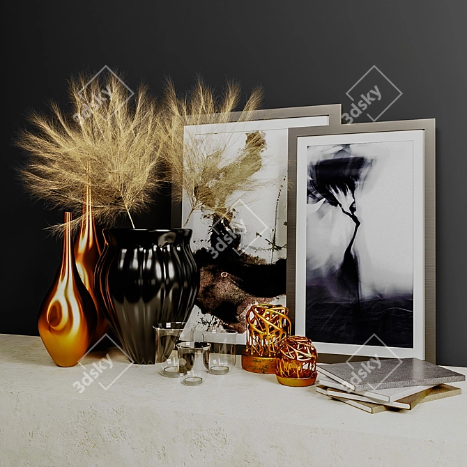 Elegant Decor Set: Versatile & Stunning 3D model image 2