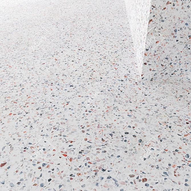 Premium Terrazzo Set: High-Quality Textures & Materials 3D model image 5