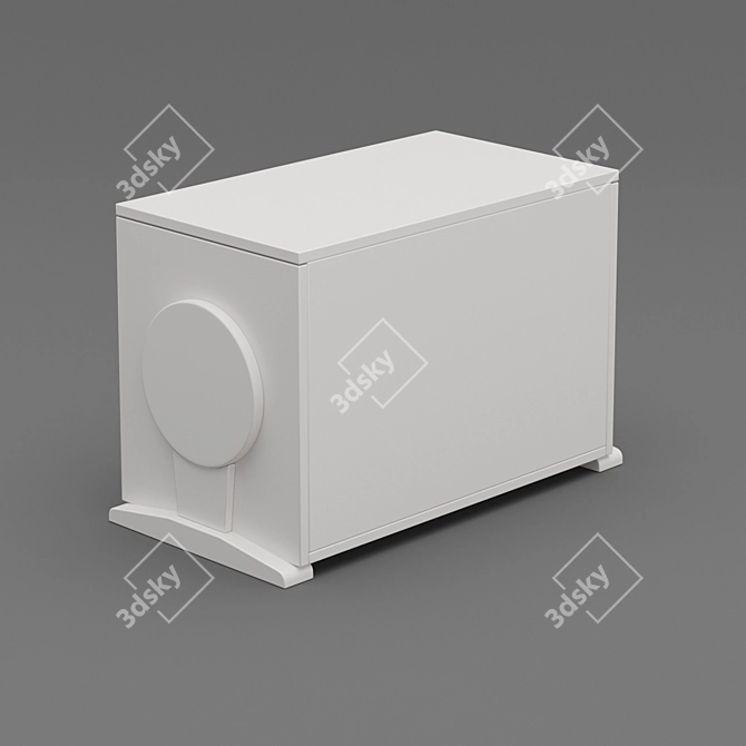 RoboCrate: Futuristic Toy Box 3D model image 4